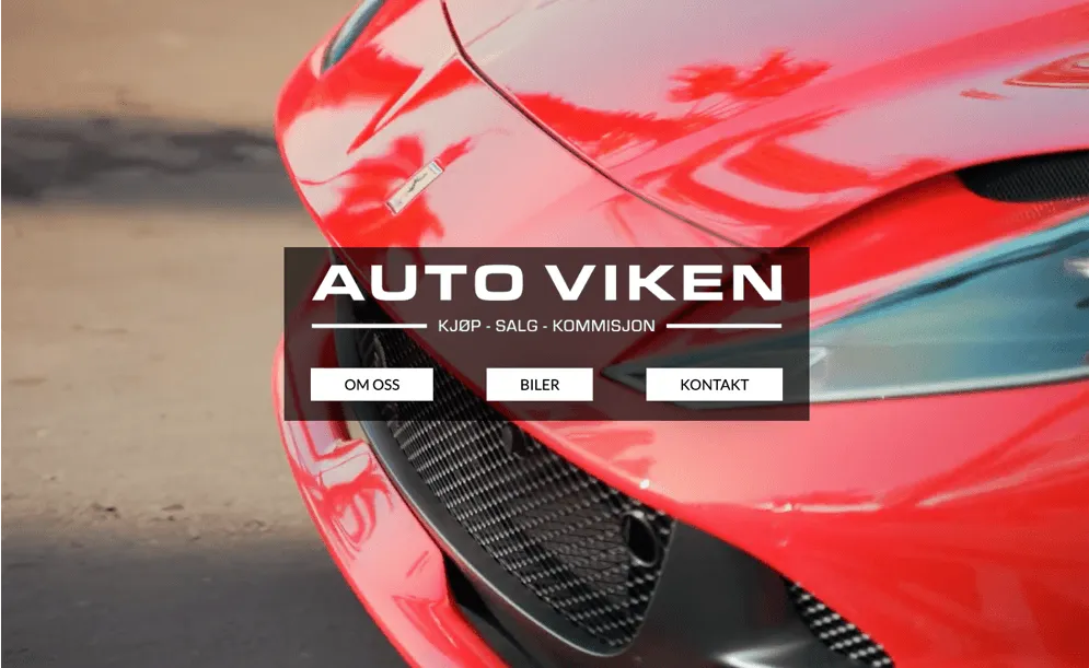 Skjermbilde av Auto Viken AS