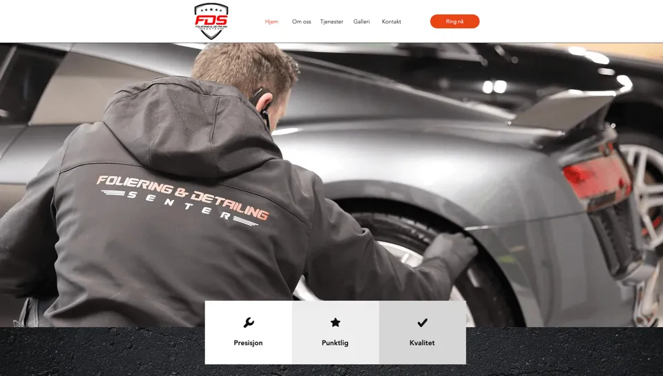 Skjermbilde av Foliering & Detailing Senter