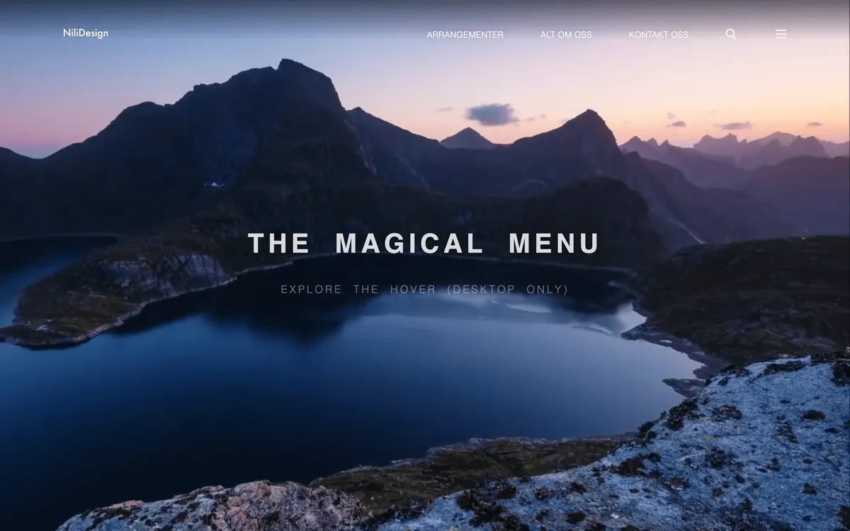Skjermbilde av The Magic Menu
