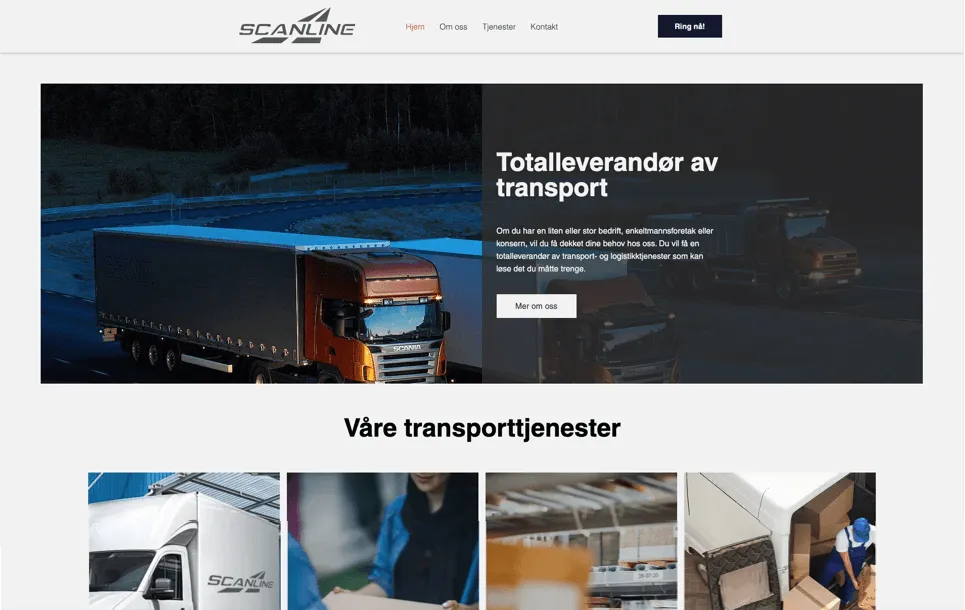 Skjermbilde av Scanline AS
